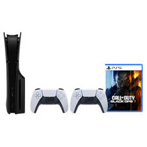 PlayStation 5 Slim Disc Edition + Black Ops 7 + Covers Zwart + Extra Controller Wit