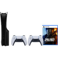 PlayStation 5 Slim Disc Edition + Black Ops 7 + Covers Zwart + Extra Controller Wit