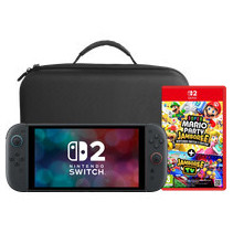 Nintendo Switch 2 + Super Mario Party Jamboree + BlueBuilt Travelcase XL