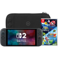 Nintendo Switch 2 + Super Mario Galaxy 1+2 + BlueBuilt Beschermhoes