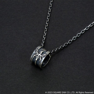Final Fantasy XVI Necklace - House Rosfield Silver Ear Cuff Pendant