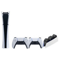PlayStation 5 Slim Digital Edition + Extra Controller Wit + BlueBuilt oplaadstation