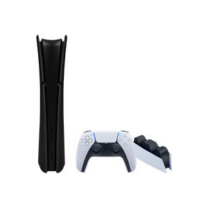 PlayStation 5 Slim Digital Edition + Covers Zwart + Oplaadstation