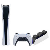 PlayStation 5 Slim Digital Edition + BlueBuilt oplaadstation