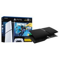PlayStation 5 Slim Digital Edition Fortnite bundel + Covers Zwart