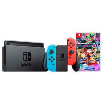 Nintendo Switch Rood/Blauw + Mario Kart 8 Deluxe