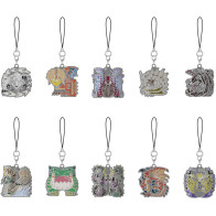 Monster Hunter Wilds Metal Keychains - Monster Icon (Set of 10)