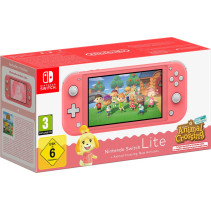 Nintendo Switch Lite (Coral) + Animal Crossing New Horizon (Digital)