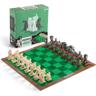 Minecraft Chess Set: Overworld Heroes vs. Hostile Mobs