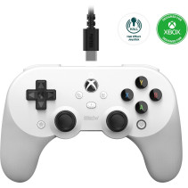 8BitDo Pro 2 Wired Xbox Gamepad - White (Hall Effect)