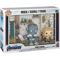 Marvel: Avengers Endgame Funko Pop! Moment Deluxe Vinyl: Miek/Thor/Korg - Thor's House
