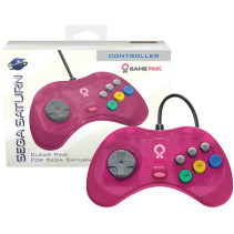 Limited run - Sega Saturn Clear Pink Controller