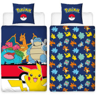 Pokemon Dekbedovertrek - Pokemon Blue