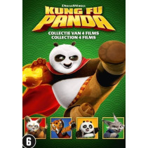 Kung Fu Panda 1 - 4 (Nederlandse DVD's)