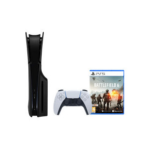 PlayStation 5 Slim Disc Edition + Battlefield 6 + Covers Zwart