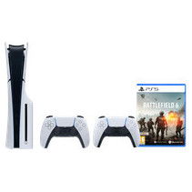 PlayStation 5 Slim Disc Edition + Battlefield 6 + Extra Controller Wit