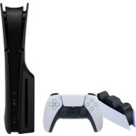 PlayStation 5 Slim Disc Edition + Covers Zwart + Oplaadstation