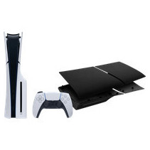 PlayStation 5 Slim Disc Edition + Ghost of Yotei + Covers Zwart