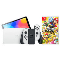 Nintendo Switch OLED Wit + Mario Party Jamboree