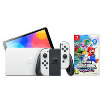 Nintendo Switch OLED Wit + Super Mario Bros. Wonder