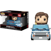 Stranger Things Deluxe Funko Pop Rides Vinyl: Steve with The Squawk Van