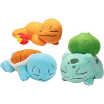 Pokemon Pluche - Sleeping Starters (16cm)