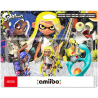 Amiibo Splatoon 3-Pack (Octoling Blue/Inkling Yellow/Smallfry)