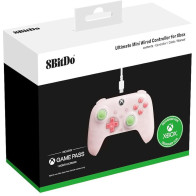 8BitDo Ultimate Mini Wired Controller - Translucent Pink