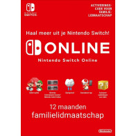 Nintendo Switch Online Familielidmaatschap 12 Maanden