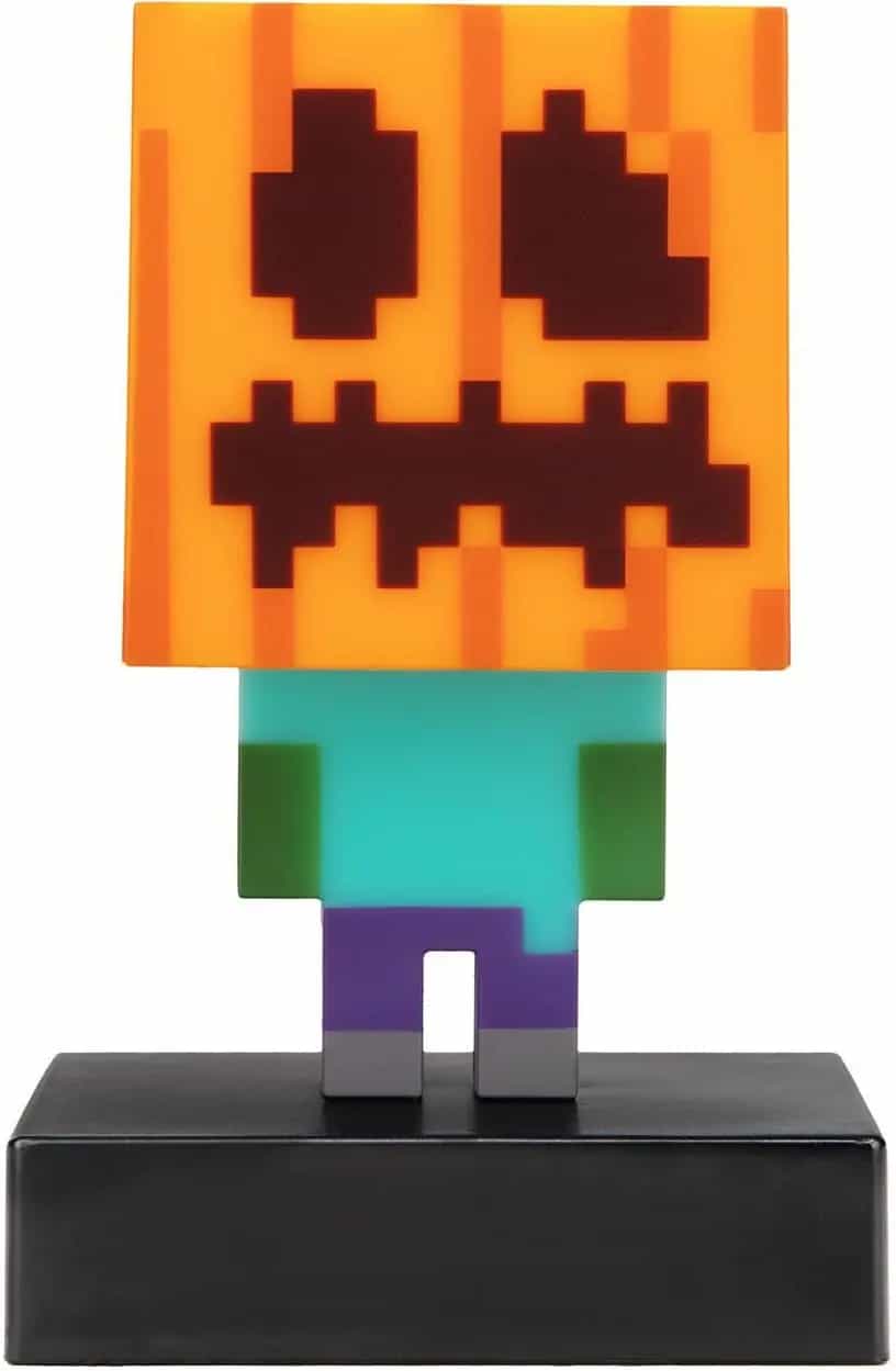 Minecraft Halloween - Carved Pumpkin Zombie Icon Light
