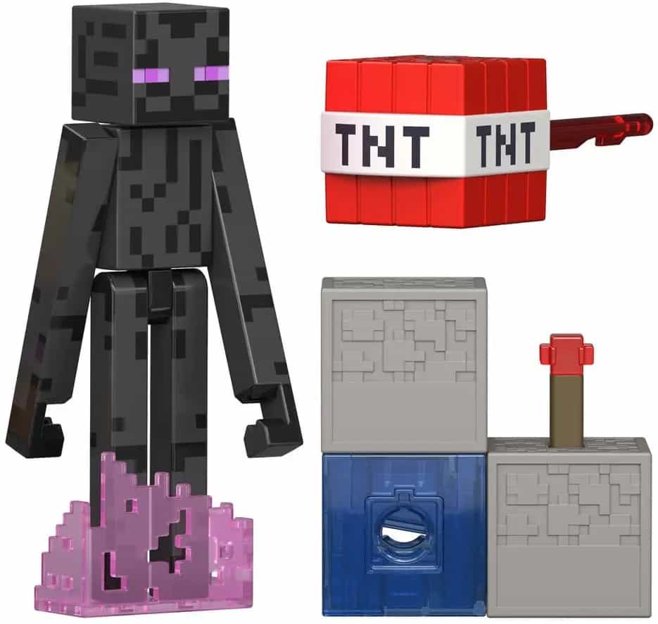 Minecraft Action Figure: Enderman (Redstone Charged)