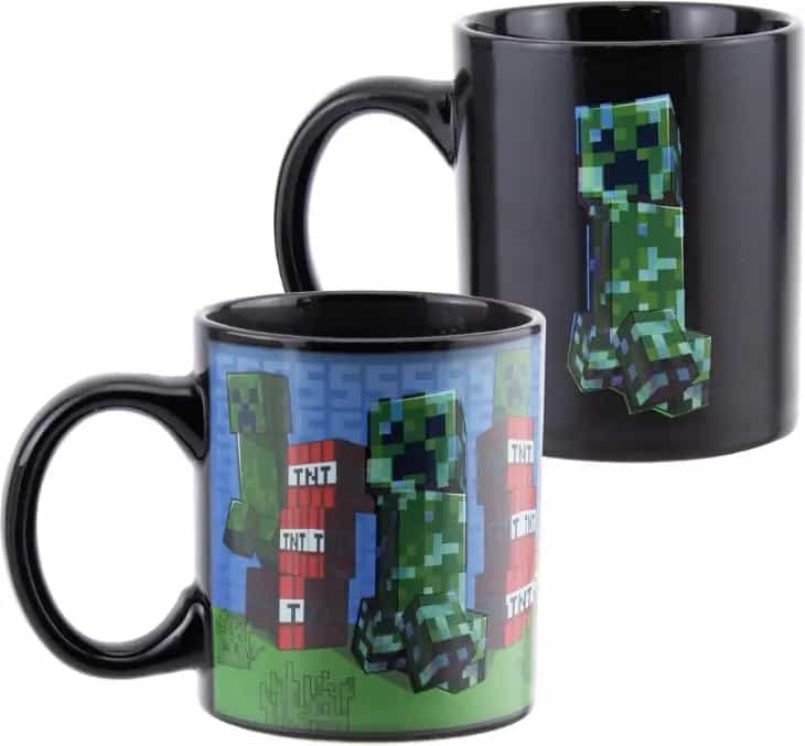 Minecraft Heat Change Mug - Creeper