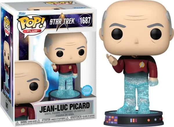 Star Trek Picard Funko Pop Vinyl: Transporting Jean-Luc Picard (Glitter)