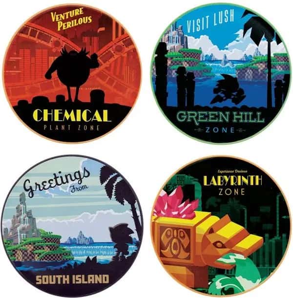 Sonic the Hedgehog Coasters 4-Pack