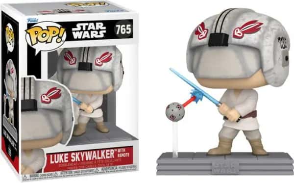 Star Wars Funko Pop Vinyl: Luke with Remote
