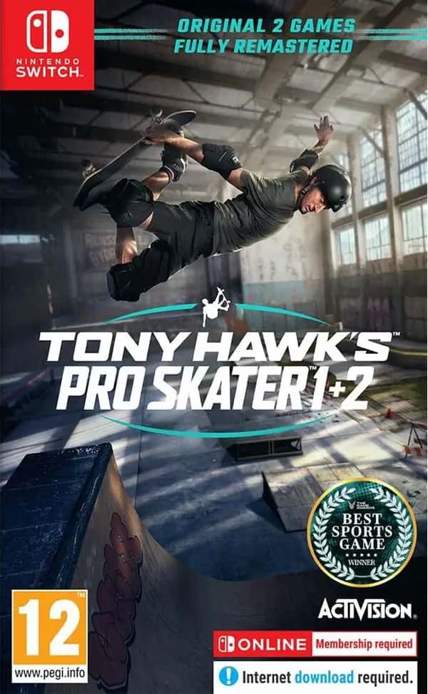 Nintendo Switch Tony Hawk's Pro Skater 1 + 2