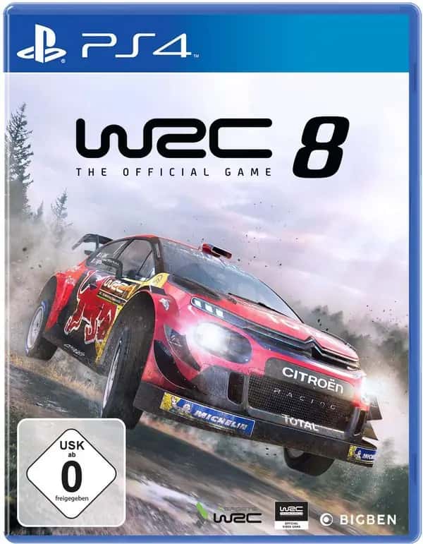 WRC 8 (verpakking Duits, game Engels)