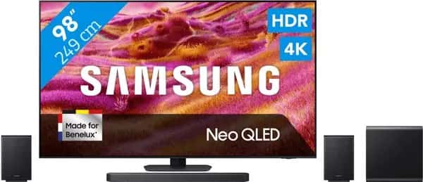 Samsung 98" Neo QLED QN90F 4K (2025) + Samsung HW-Q930F (2025)
