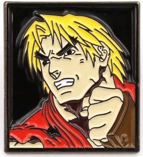 Street Fighter Pin Badge: Ken