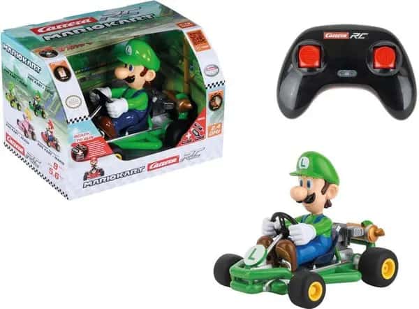 Super Mario Kart 1/18 RC Car - Pipe Kart Luigi