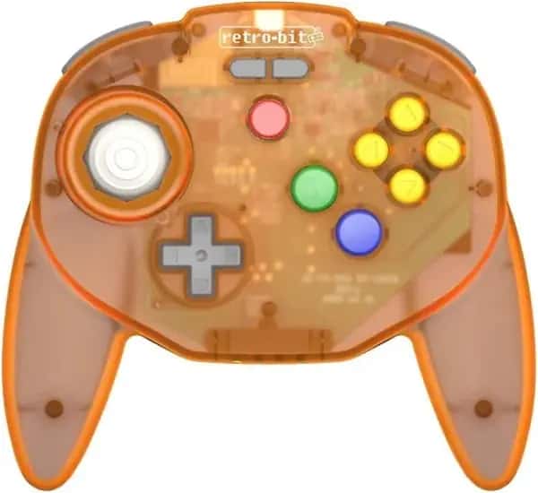 Tribute 64 2.4 GHz Wireless Controller (Orange Hawk) (Retro-bit)