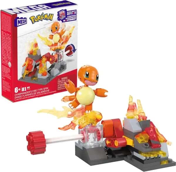 Mega Bloks Pokemon - Charmander's Fire-Type Spin