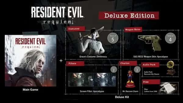 Resident Evil 9 Requiem - Deluxe Edition + Pre-Order Bonus - Nintendo Switch 2