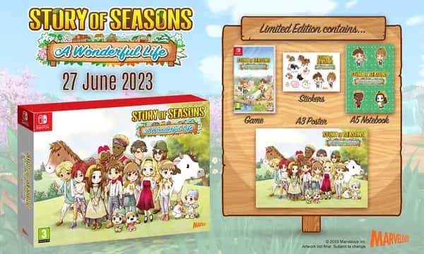 Story of Seasons A Wonderful Life - Limited Edition (Nintendo Switch)
