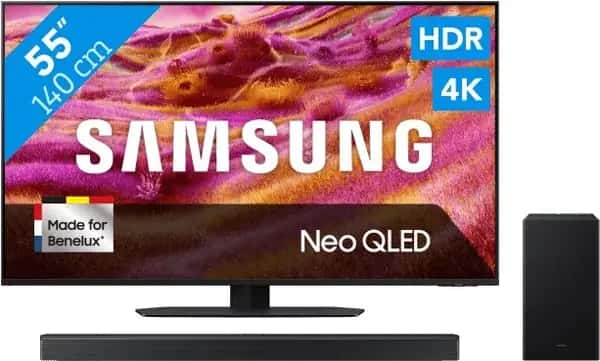 Samsung 43" Neo QLED QN90F 4K (2025) + Samsung HW-Q600F (2025)