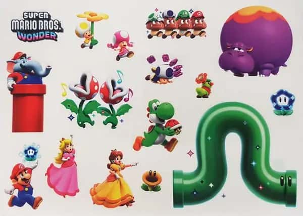 Super Mario Bros. Wonder Sticker Sheet