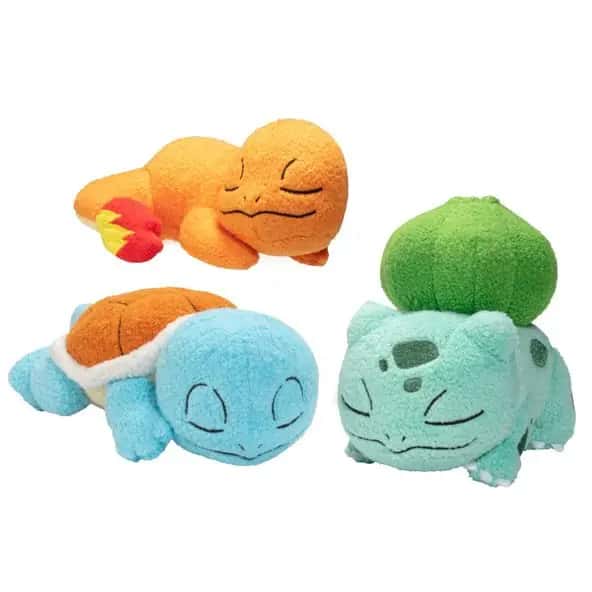 Pokemon Pluche - Sleeping Starters (16cm)