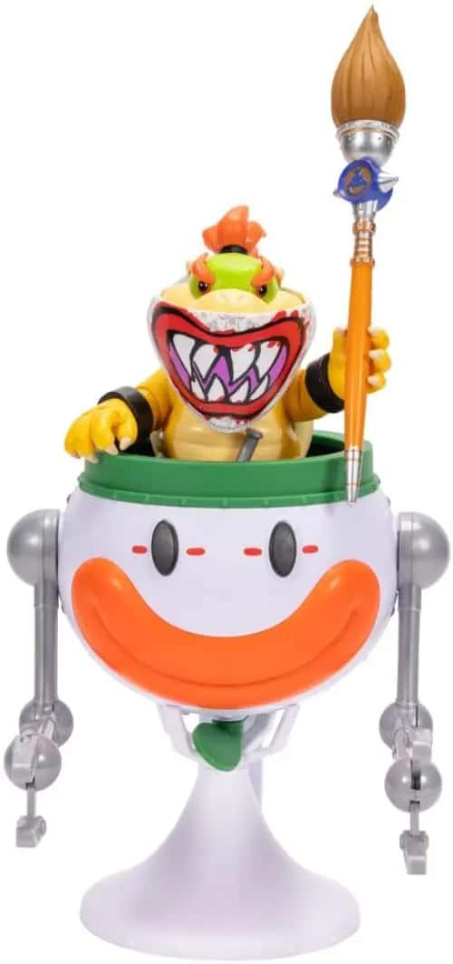 The Super Mario Galaxy Movie Action Figures - Bowser Jr. with Clown Car