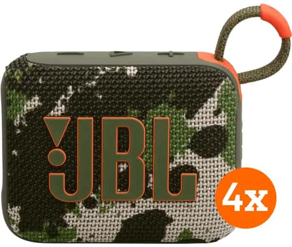 JBL Go 4 Squad 4-pack