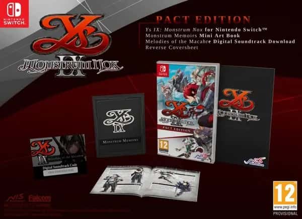 YS IX Monstrum Nox Pact Edition (Nintendo Switch)